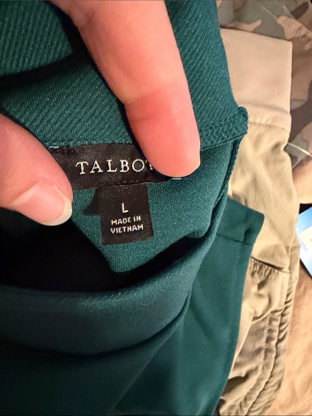 Talbots Teal Wide-Leg Pants & Mock-Neck Sleeveless Top - Picture 9 of 9
